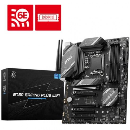 MSI B760 GAMING PLUS WIFI SOKET 1700 DDR5 6800(OC)