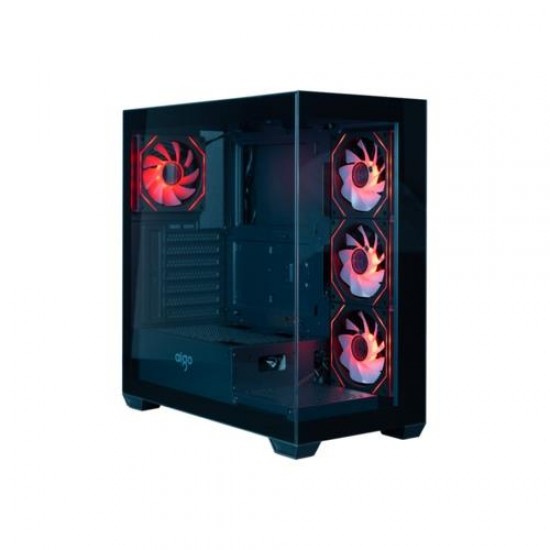 AIGO DS900 Siyah ARGB Mid Tower Kasa PSU YOK
