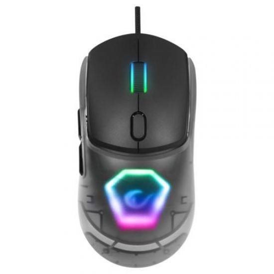 Rampage Hyalo M1 Siyah Değiştirilebilir 3 Kapaklı RGB 12000 DPI Gaming Oyuncu Mouse