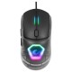 Rampage Hyalo M1 Siyah Değiştirilebilir 3 Kapaklı RGB 12000 DPI Gaming Oyuncu Mouse