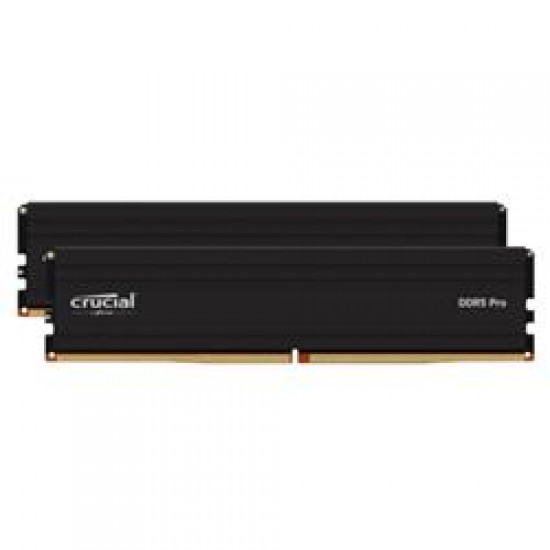 Crucial Pro 48GB (2x24GB) DDR5 5600MHz CP2K24G56C46U5 Soğutuculu  1.1V UDIMM