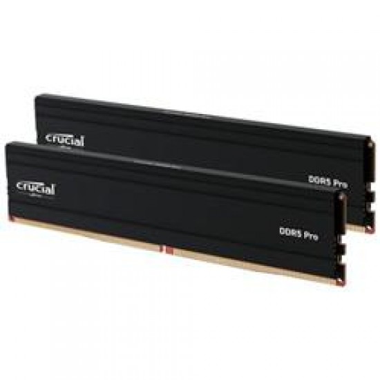 Crucial Pro 128GB (2x64GB) DDR5 5600MHz CP2K64G56C46U5 Soğutuculu  1.1V UDIMM