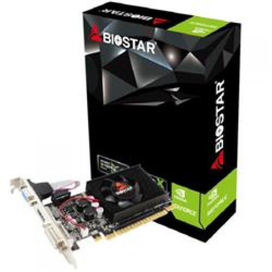Biostar GT210-1GB D3 1GB DDR3 64Bit  DVI-I (Dual Link), HDMI, VGA, Low Profile,