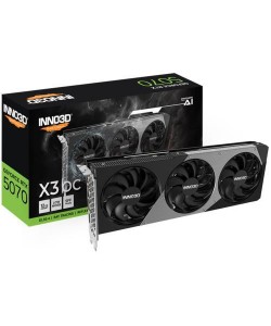 Inno3D RTX5070 x3 OC 12GB 192Bit GDDR7  3x DP, HDMI, DLSS 4, NVIDIA Reflex 2