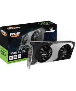 Inno3D RTX5060 8GB Twin X2 OC 128Bit GDDR7  3xDP, HDMI