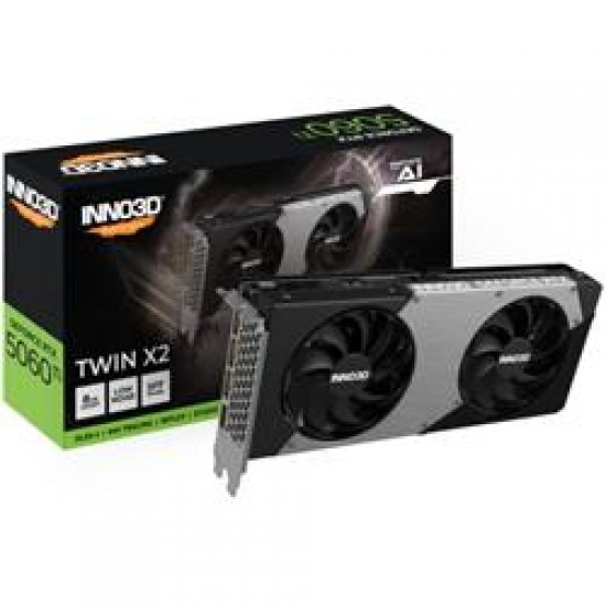 Inno3D RTX5060Ti 8GB Twin X2 128Bit GDDR7  3xDP, HDMI