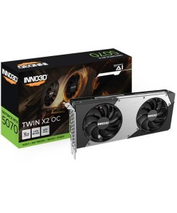 Inno3D RTX5070 Twin x2 OC 12GB 192Bit GDDR7  3x DP, HDMI, DLSS 4, NVIDIA Reflex 2