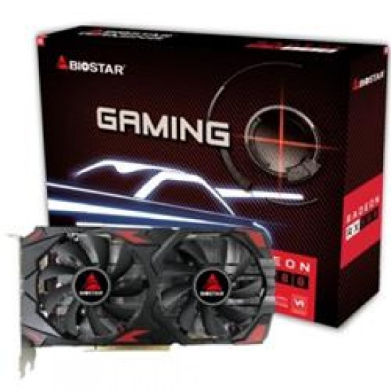 Biostar RX580 2048SP 8GB 256Bit GDDR5  2DP+HDMI