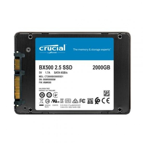Crucial BX500 2TB SSD Disk CT2000BX500SSD1