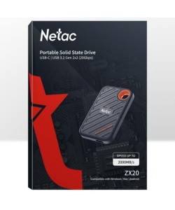 Netac ZX20 1TB Taşınabilir SSD NT01ZX20-001T-32BL