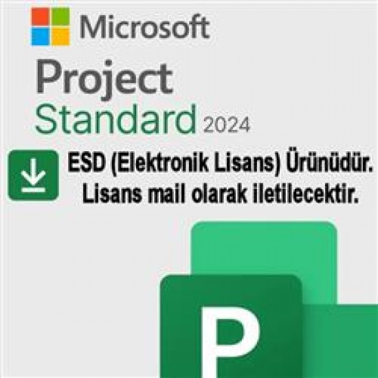 Microsoft Project Standart 2024 ESD Lisans EP2-07057