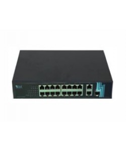 MOSS 16+2G+1SFP 100M PoE Switch (Model: MPS-16-B2-F1)