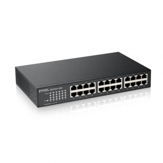 Zyxel GS1100-24E v3 24Port 10/100/1000 Gigabit Switch  GS1100-24-EU0103F, Yönetilemez, SMB