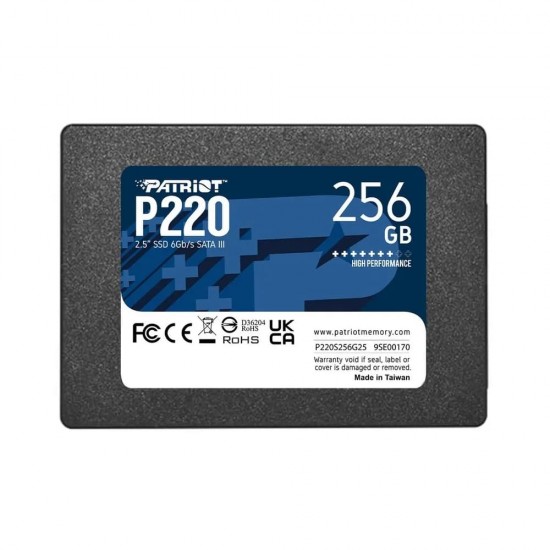 Patriot P220 P220S256G25 SATA 3.0 2.5" 256 GB SSD