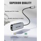 USB C - Ethernet Adaptörü 5 Gbps Gigabit Ethernet Ağ Adaptörü USB C - Ethernet Adaptörü